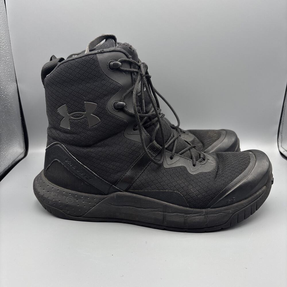 Under Armour Micro G Valsetz Zip Men's Tactical Boots Black 11.5 Slip Resistant